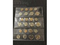 Сет Български нециркулирали монети 1999-2015 г.