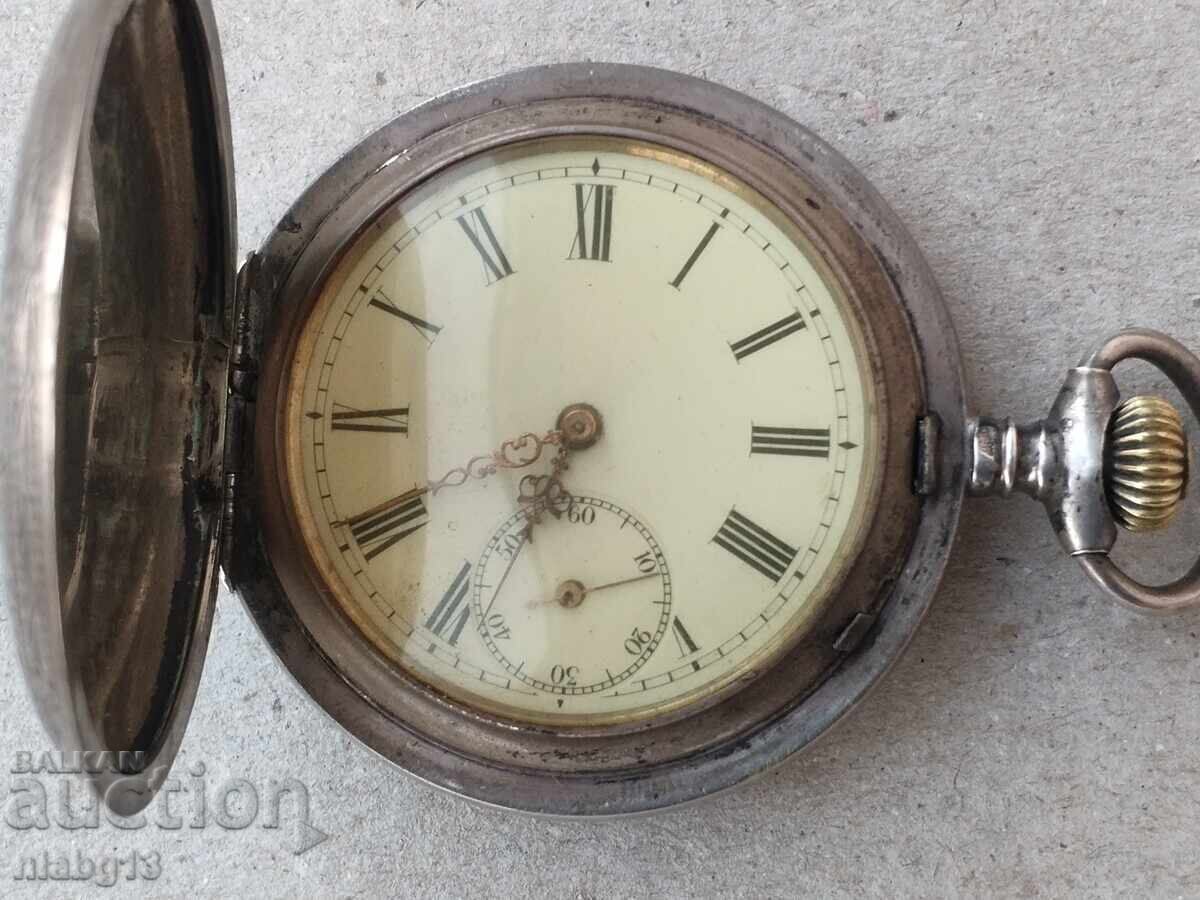 Δημοπρασία Ασημένιο ρολόι τσέπης