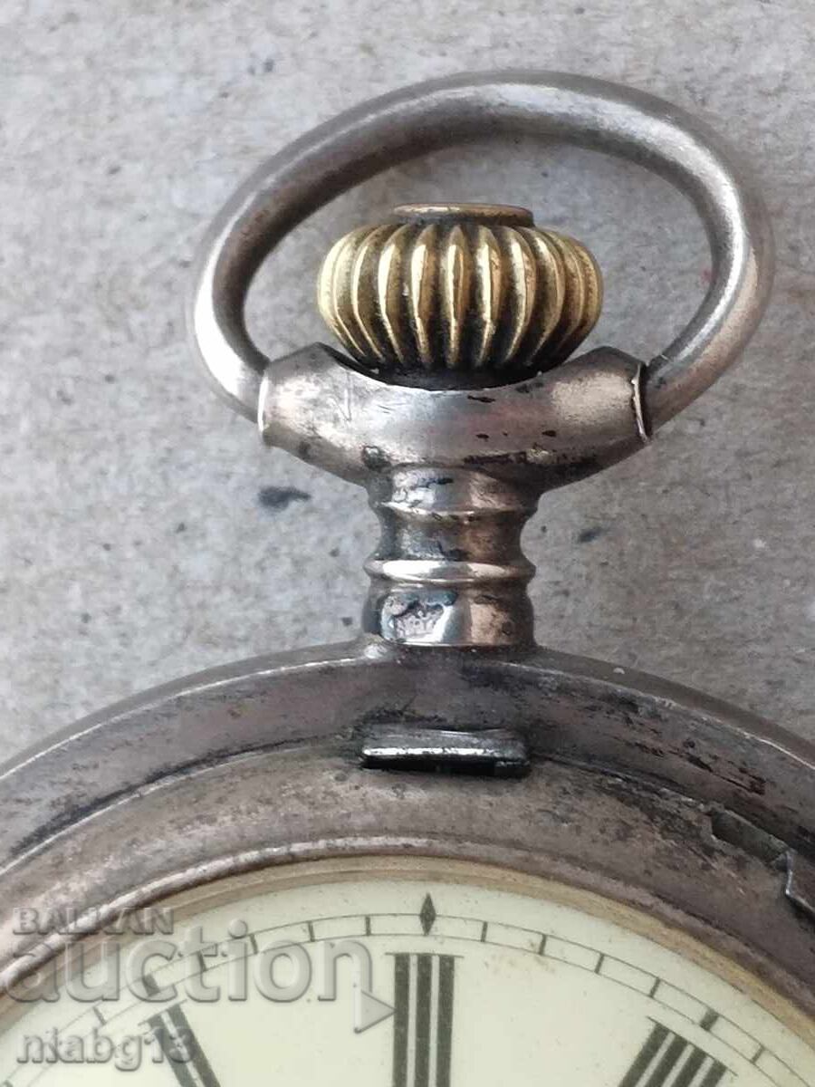 Ασημένιο ρολόι τσέπης - 5