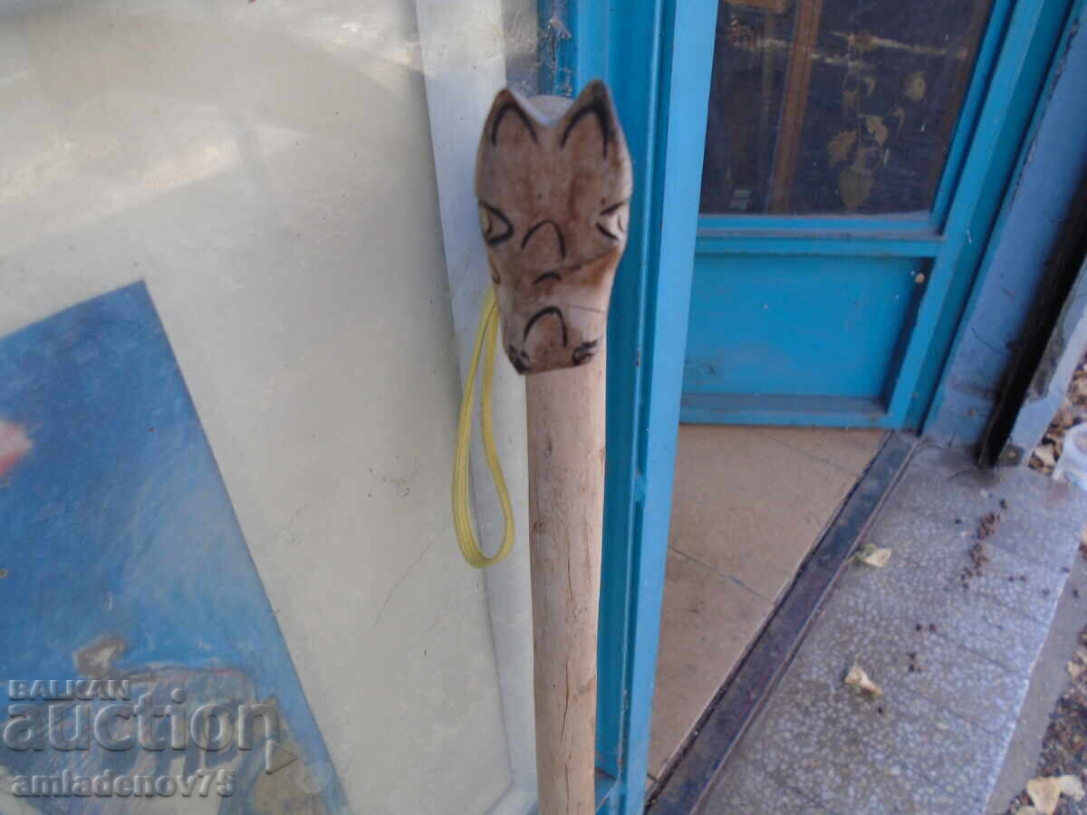 Shepherd's crook with carving with price 46.00 BGN | € 23.52 Shepherd's crook with carving with price 46.00 BGN | € 23.52