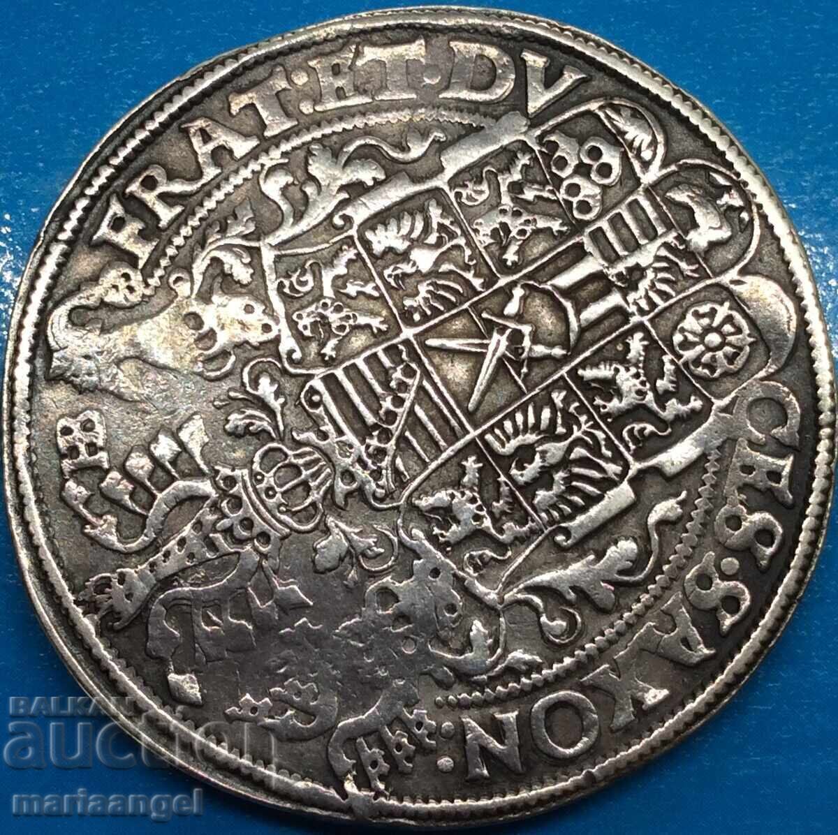 Saxony Thaler Γερμανία "The Three Brothers" 28,88g - σπάνιο - 5