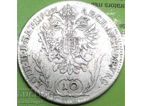 10 κρόιτσερ 1790 Αυστρία Β-Κρεμνίτσα Ιωσήφ Β' 1780-1790 σειρά