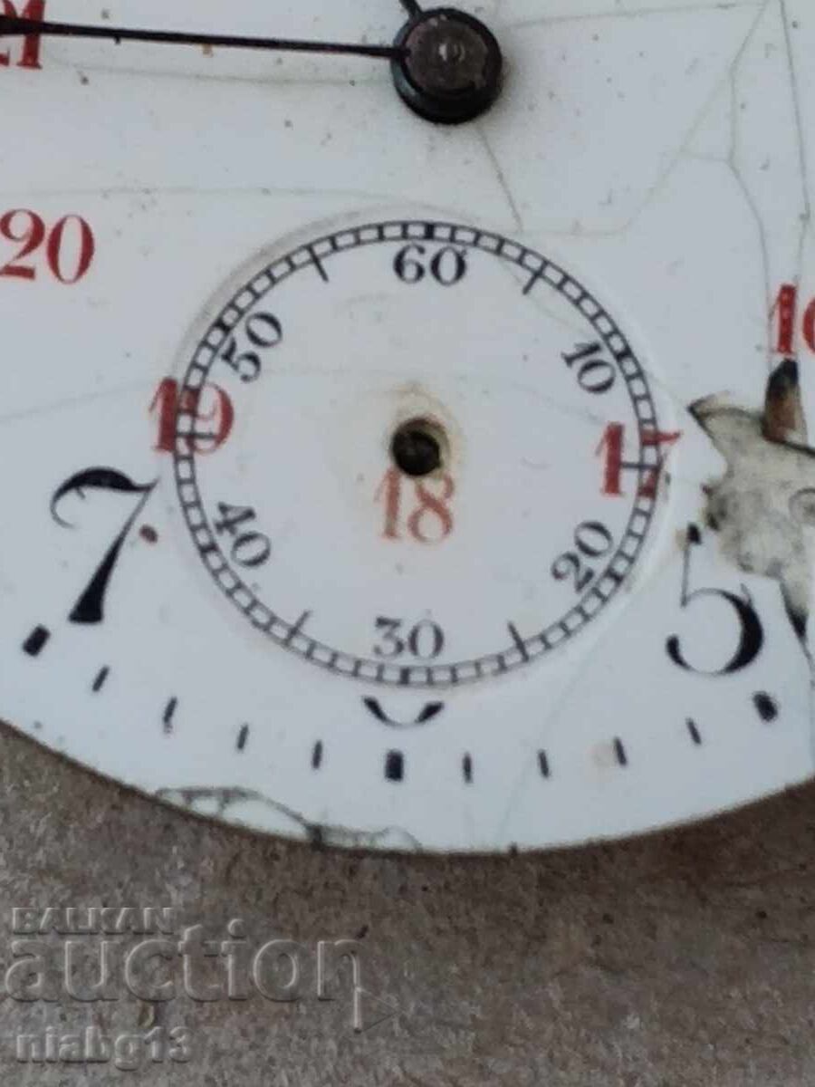 Μηχανισμός ρολογιού τσέπης με τιμή 0.01 BGN | € 0.01