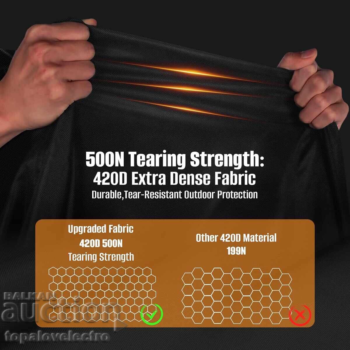 NOU! Husa pentru mobilier de grădină 180x100x74 cm, 420D rezistentă la apă - 5 NOU! Husa pentru mobilier de grădină 180x100x74 cm, 420D rezistentă la apă - 5