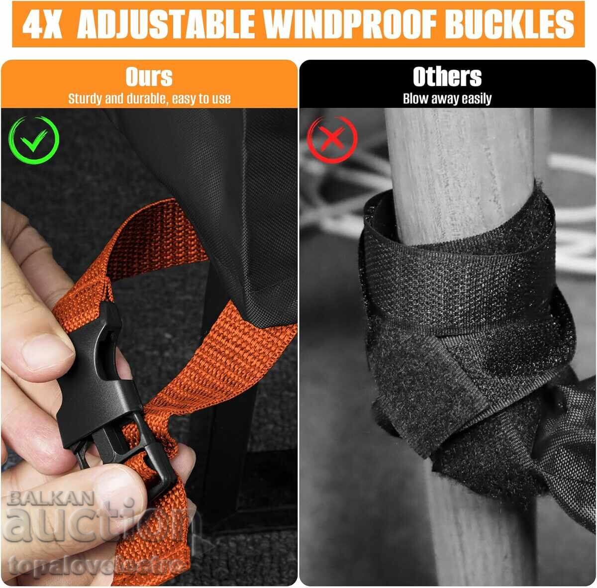 NOU! Husa pentru mobilier de grădină 180x100x74 cm, 420D rezistentă la apă - 6 NOU! Husa pentru mobilier de grădină 180x100x74 cm, 420D rezistentă la apă - 6