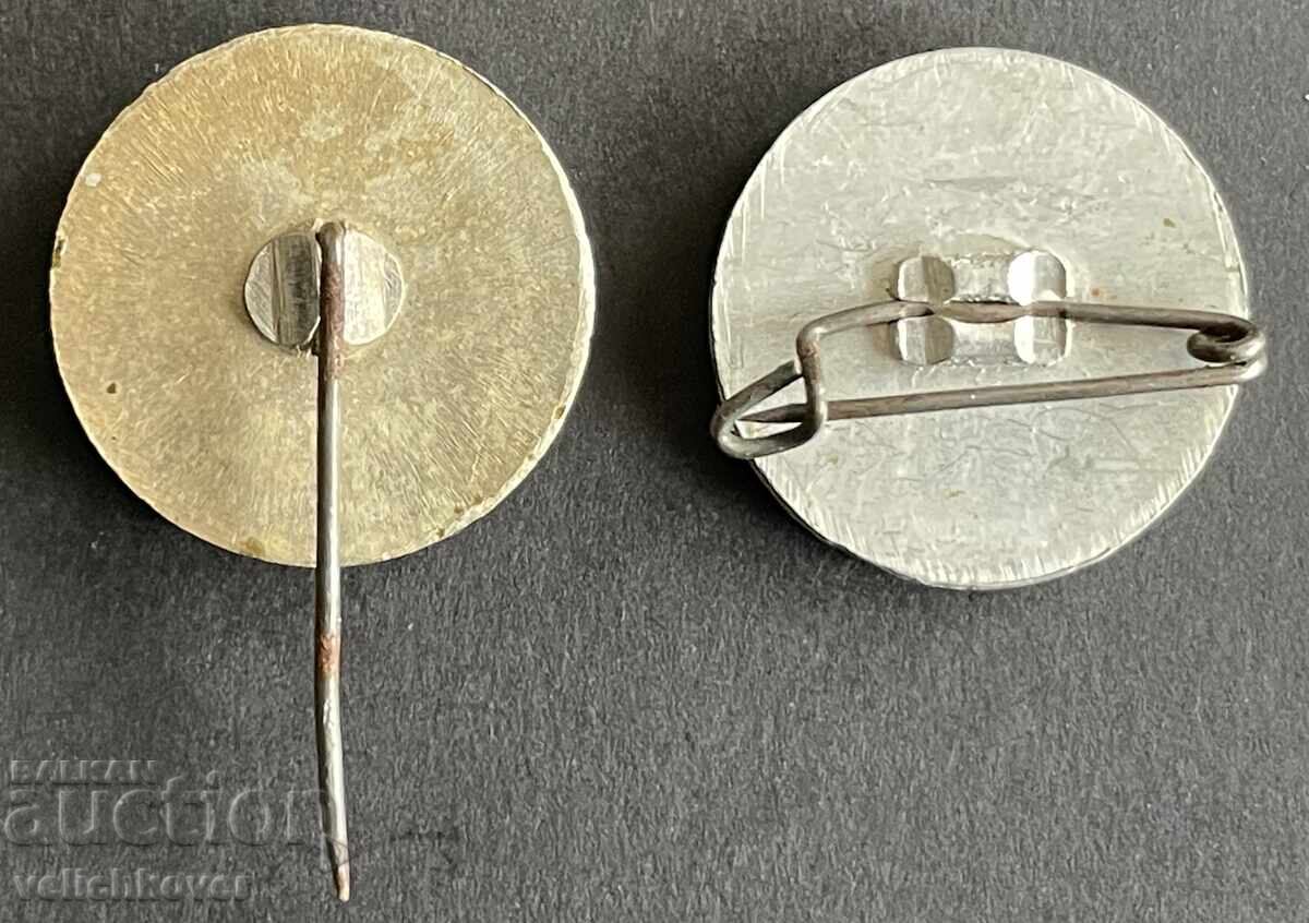 42373 Βουλγαρία 2 τουριστικά σήματα ΒΤΣ κορυφή Βίχρεν 2915μ με τιμή 8.00 BGN | € 4.09