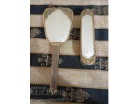 винтидж четка за коса и четка за дрехи