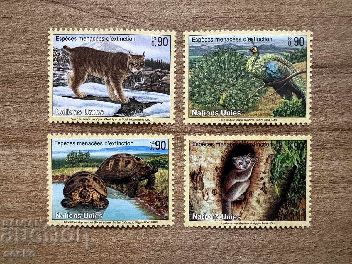 ΟΗΕ Γενεύη - Απειλούμενα Είδη (2001) MNH ΟΗΕ Γενεύη - Απειλούμενα Είδη (2001) MNH