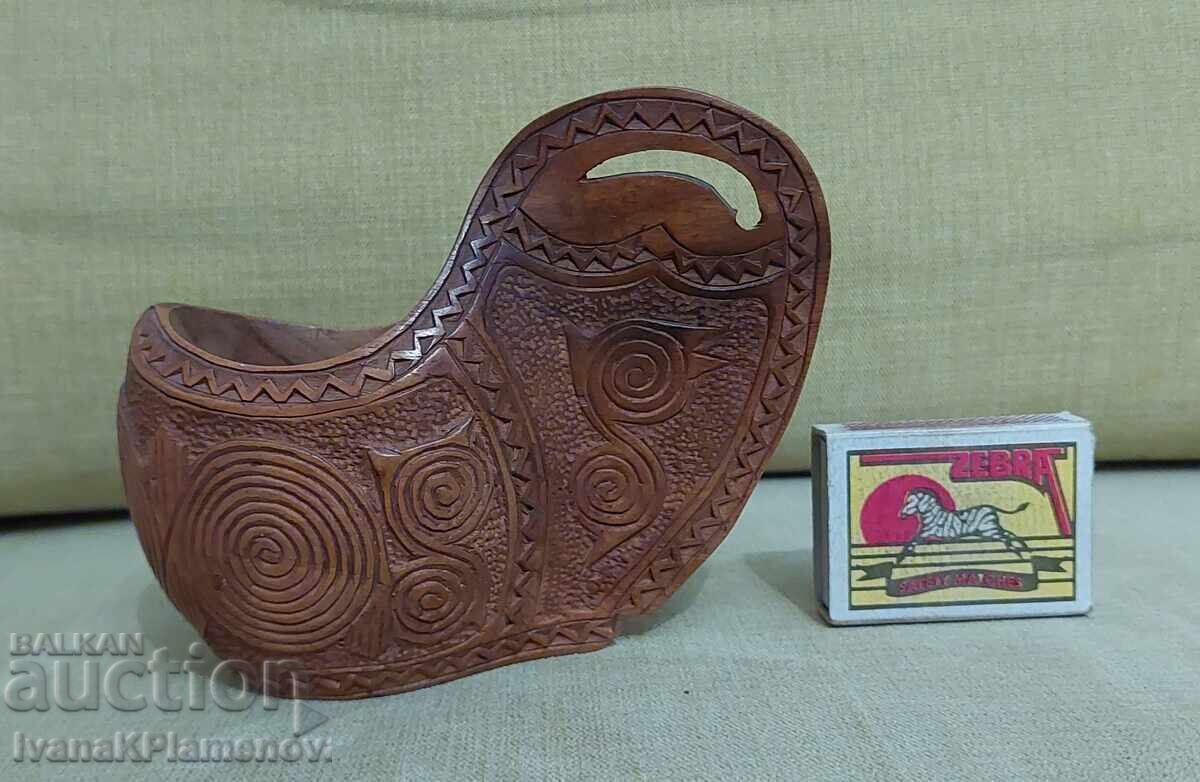 Scandinavian Wood Carved Wedding Cup for Collectors - 7 Scandinavian Wood Carved Wedding Cup for Collectors - 7