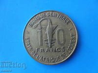 10 φράγκα 1976 μ. Δυτική Αφρική