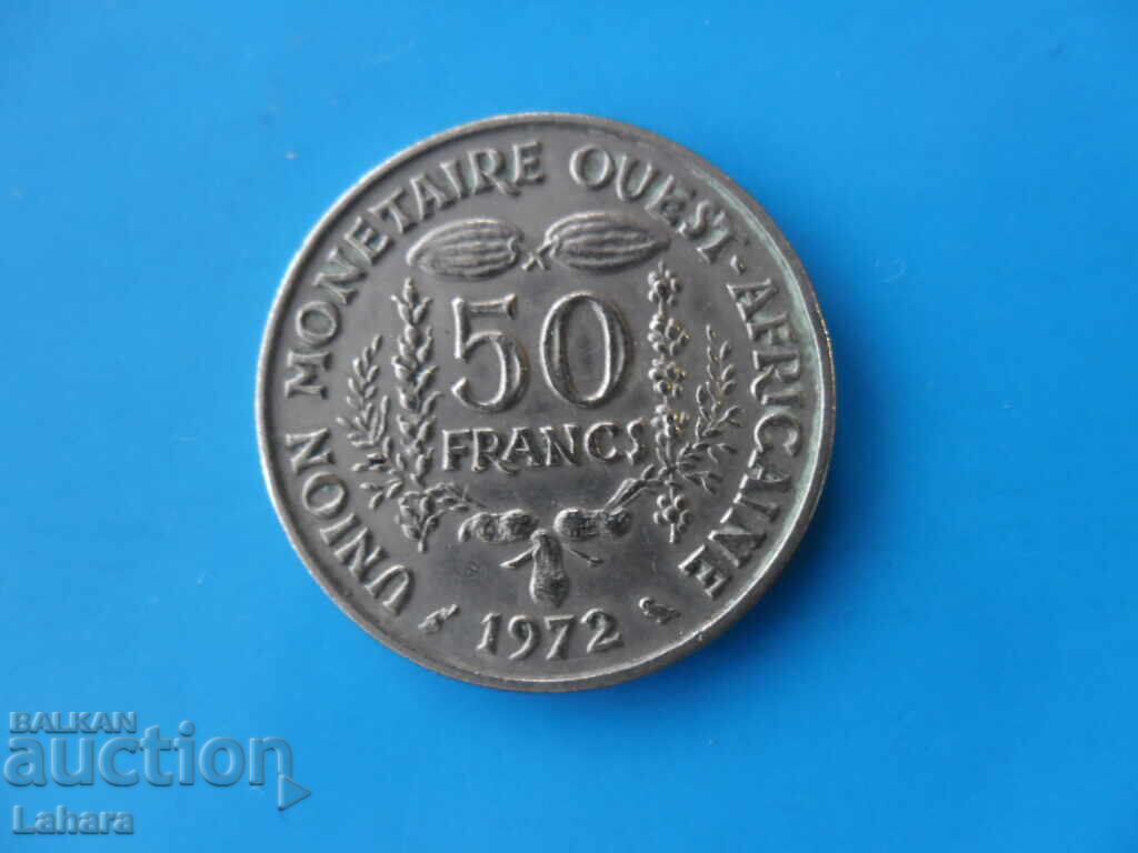 50 φράγκα 1972 g. Δυτική Αφρική 50 φράγκα 1972 g. Δυτική Αφρική