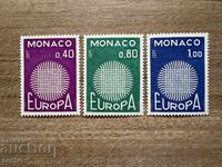 Монако - Марки EUROPA - Пощи и телекомуникации (1970) MNH