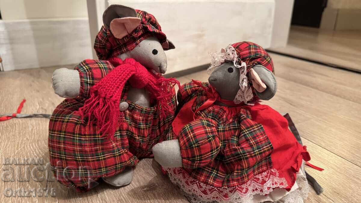 Двойка винтидж Коледни мишлета– Норвегия. - 5 Двойка винтидж Коледни мишлета– Норвегия. - 5