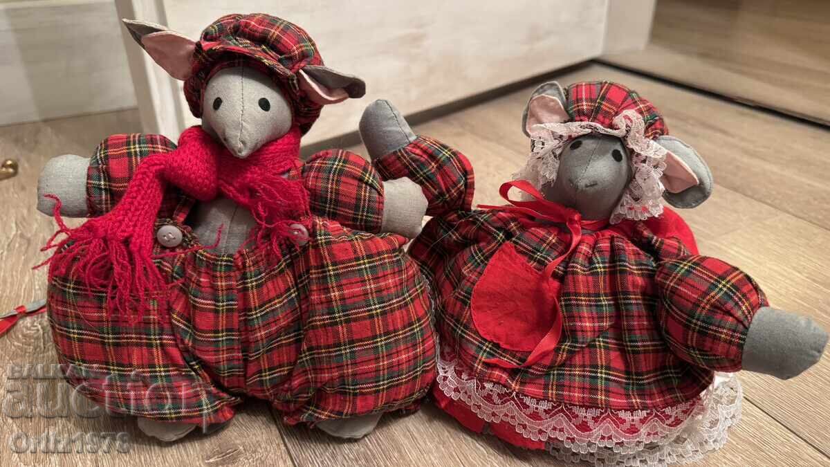 Двойка винтидж Коледни мишлета– Норвегия. Двойка винтидж Коледни мишлета– Норвегия.