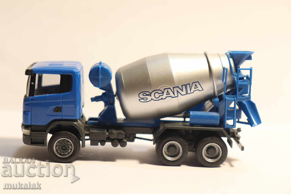HERPA?? WIKING ?? H0 1/87 SCANIA BETONIERĂ CAMION MODEL HERPA?? WIKING ?? H0 1/87 SCANIA BETONIERĂ CAMION MODEL