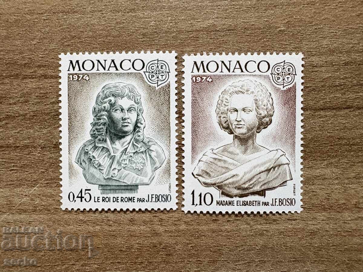 Μονακό - Μάρκες EUROPA - Γλυπτά του J. F. Bozio (1974) MNH Μονακό - Μάρκες EUROPA - Γλυπτά του J. F. Bozio (1974) MNH