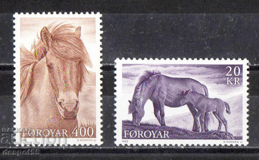 1993. Insulele Feroe. Calul Feroez original 1993. Insulele Feroe. Calul Feroez original