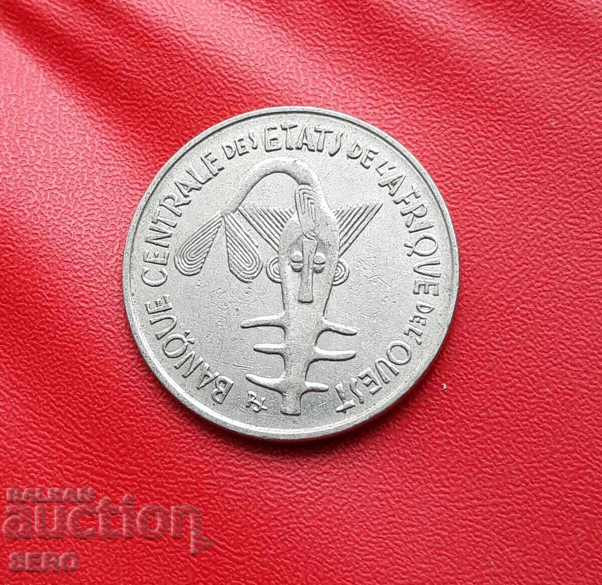Africa de Vest Franceză - 100 de franci 1976 cu preț 1.50 BGN | € 0.77 Africa de Vest Franceză - 100 de franci 1976 cu preț 1.50 BGN | € 0.77