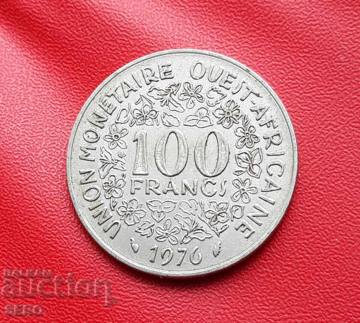 Africa de Vest Franceză - 100 de franci 1976 Africa de Vest Franceză - 100 de franci 1976