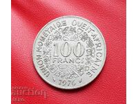 Africa de Vest Franceză - 100 de franci 1976