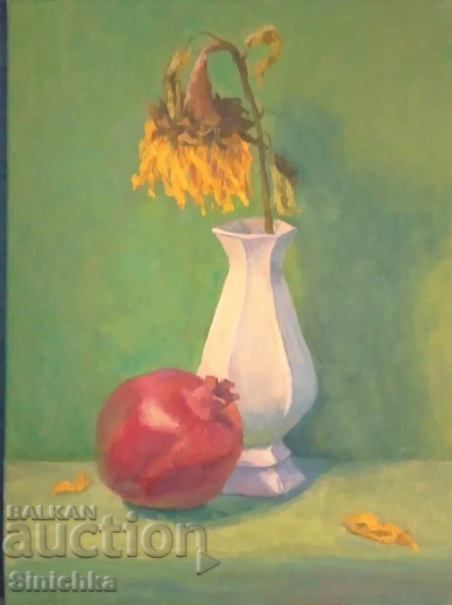 Маслена живопис. Авторска картина. с цена € 60.00 | 117.35 лв.