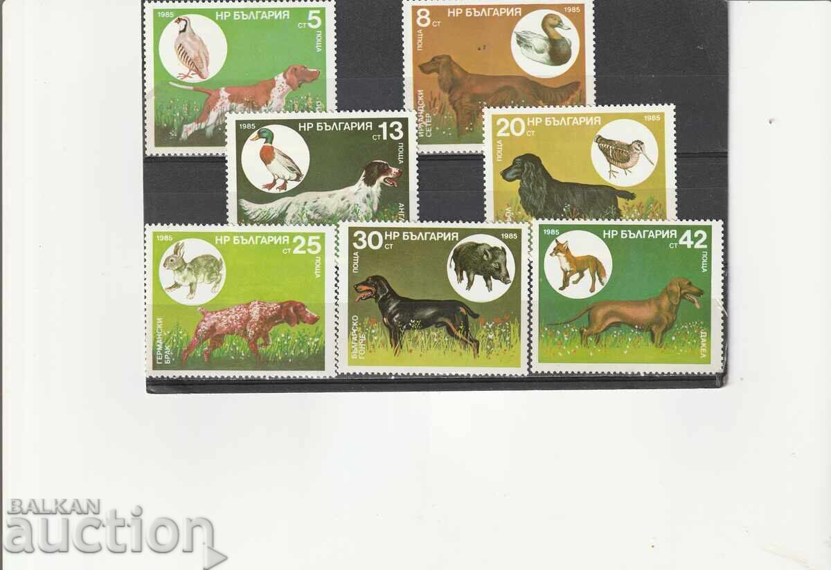 Bulgaria 1985 Câini de vânătoare BK№3470/6 curat