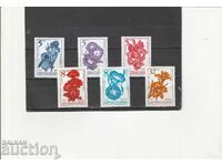 Bulgaria 1985 Regulare - flori de grădină BK№3443/8 curat