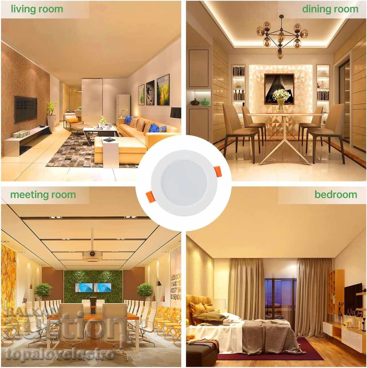 Δημοπρασία ΚΑΙΝΟΥΡΓΙΟ! Σετ 24 LED σποτ, 5W, εξαιρετικά λεπτά, 6000K ψυχρό Δημοπρασία ΚΑΙΝΟΥΡΓΙΟ! Σετ 24 LED σποτ, 5W, εξαιρετικά λεπτά, 6000K ψυχρό