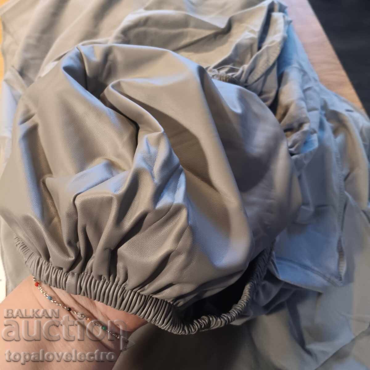 НОВИ! Комплект от 6 бр. XL калъфи за столове от PU кожа, вод - 5 НОВИ! Комплект от 6 бр. XL калъфи за столове от PU кожа, вод - 5