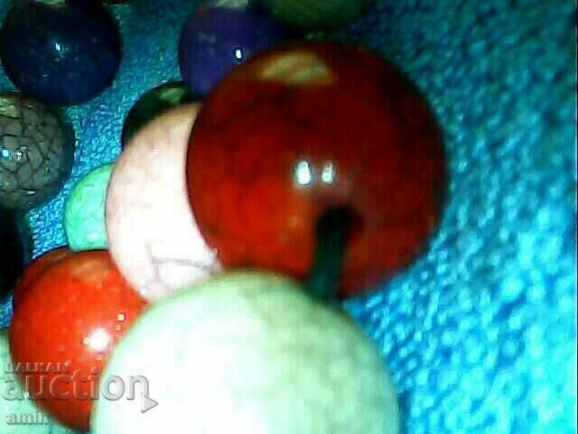 frumos colier din piatra naturala multicolor - 5