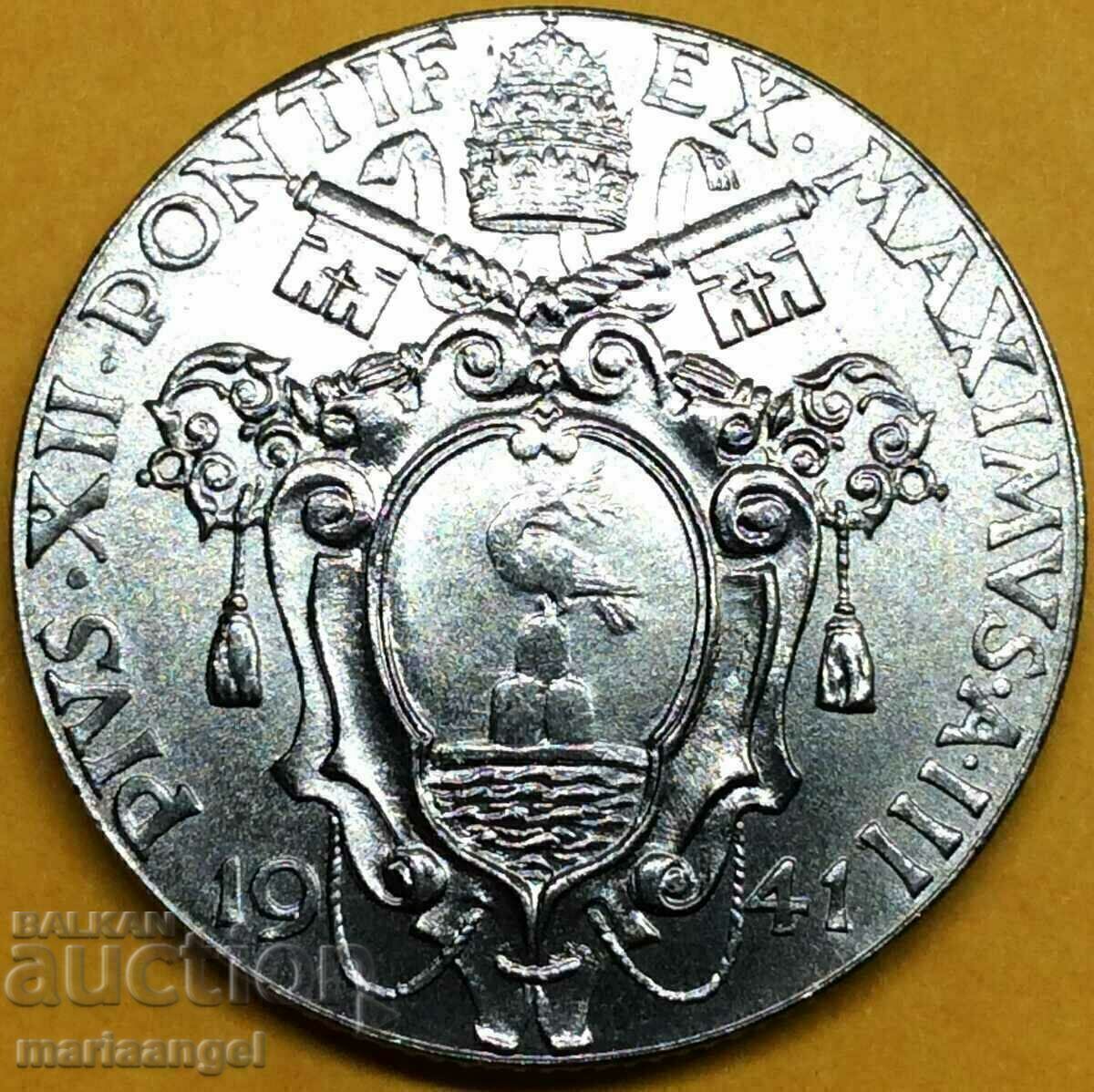 1 lira 1941 Vatican 2 cu preț 16.00 BGN | € 8.18 1 lira 1941 Vatican 2 cu preț 16.00 BGN | € 8.18