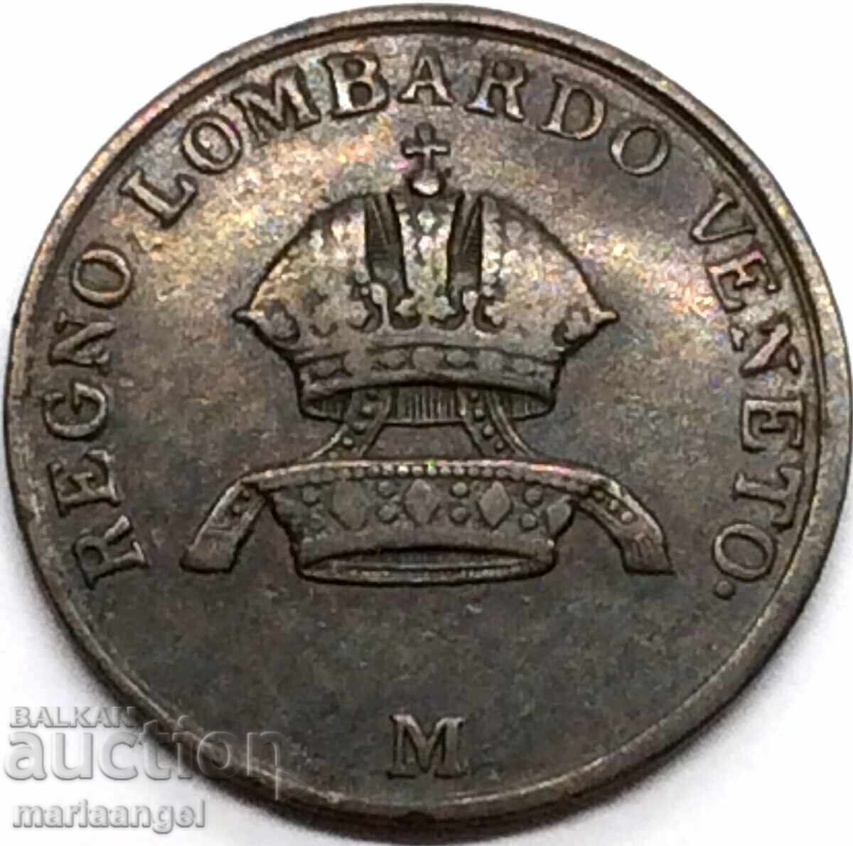 1 centesimo 1849 Italia Lombardo-Veneția - destul de rar 1 centesimo 1849 Italia Lombardo-Veneția - destul de rar