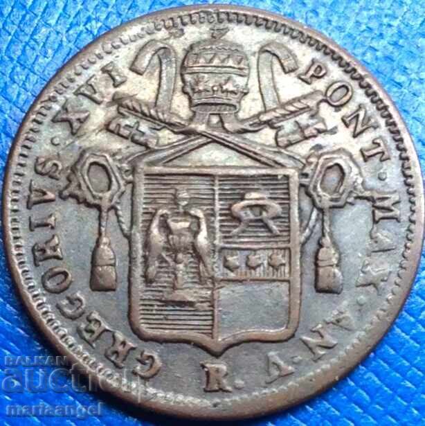 мецо байоко 1835 Ватикан Григори XVI - 7 мецо байоко 1835 Ватикан Григори XVI - 7