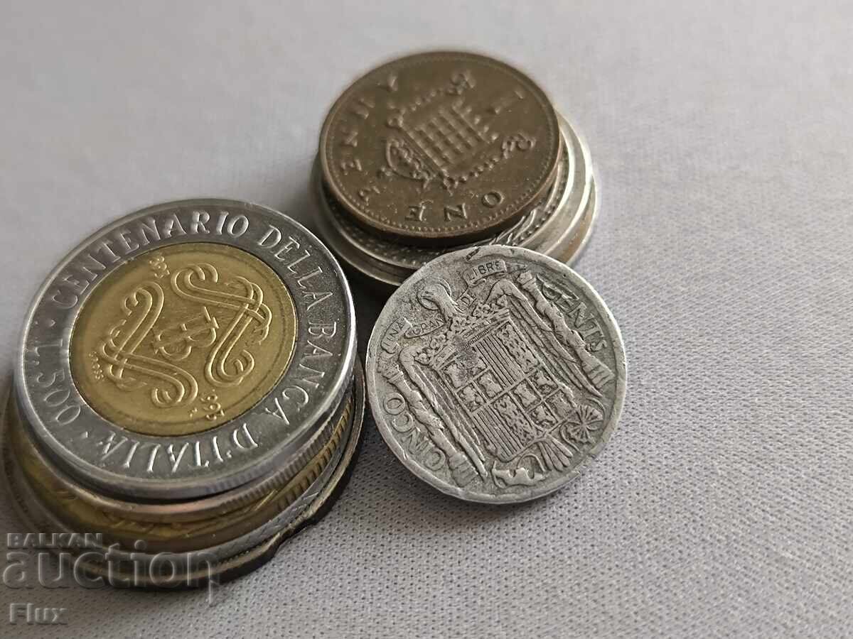 Monedă - Spania - 5 cenți | 1940 cu preț € 1.02 | 1.99 BGN Monedă - Spania - 5 cenți | 1940 cu preț € 1.02 | 1.99 BGN