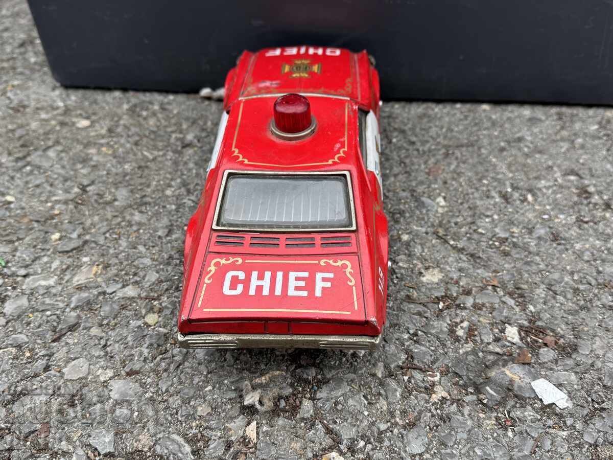 Livrarea Jucărie metalică veche japoneză model mașină de poliție Livrarea Jucărie metalică veche japoneză model mașină de poliție