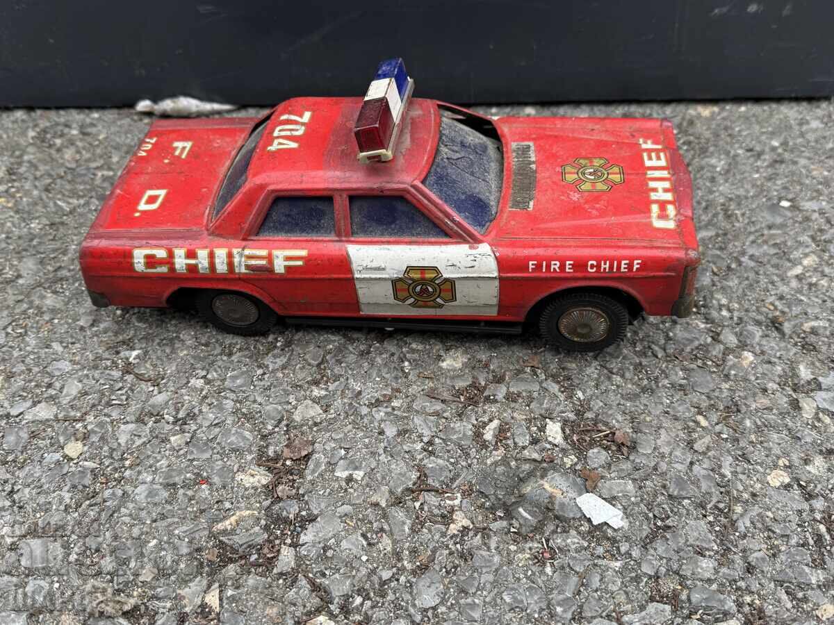 Аукцион Стара Японска метална играчка модел кола полиция Аукцион Стара Японска метална играчка модел кола полиция