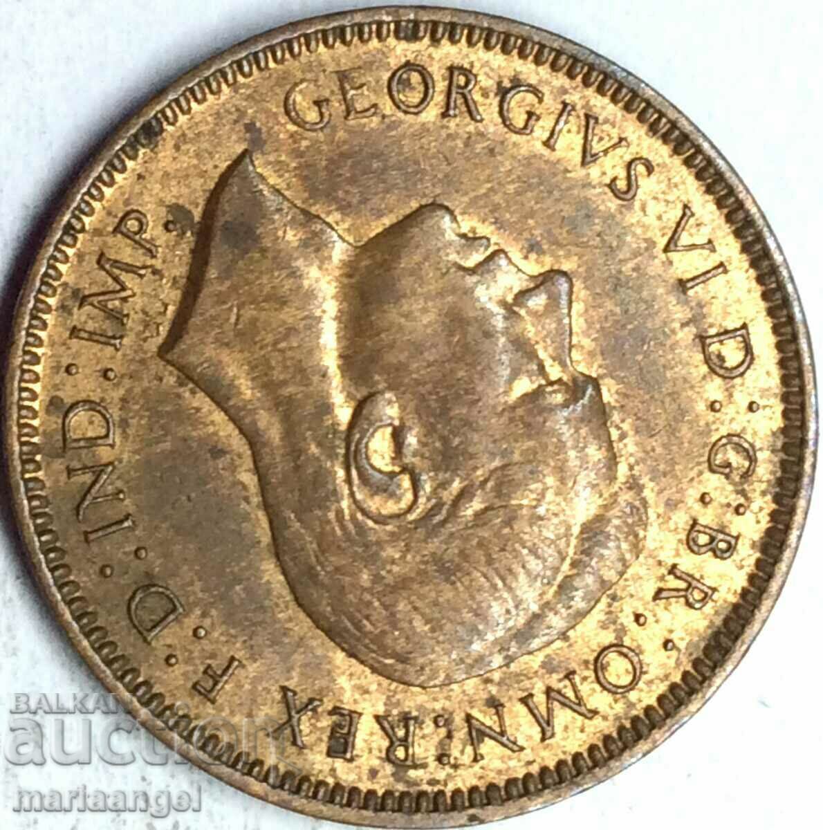 Μεγάλη Βρετανία 1 Farthing 1947 Χάλκινο - 5 Μεγάλη Βρετανία 1 Farthing 1947 Χάλκινο - 5