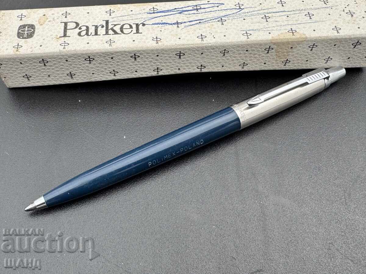 Стара химикалка "Parkеr" Англия с кутия с цена 10.35 лв. | € 5.29 Стара химикалка "Parkеr" Англия с кутия с цена 10.35 лв. | € 5.29