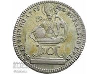 Σάλτσμπουργκ 10 Κρόιτσερ 1755 μ.Χ. Πρίγκιπας Σιγισμούνδος Γ' Σράτενμπαχ