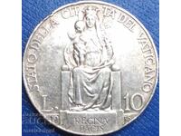 10 лири 1936 Ватикана Пий XI - рядка година