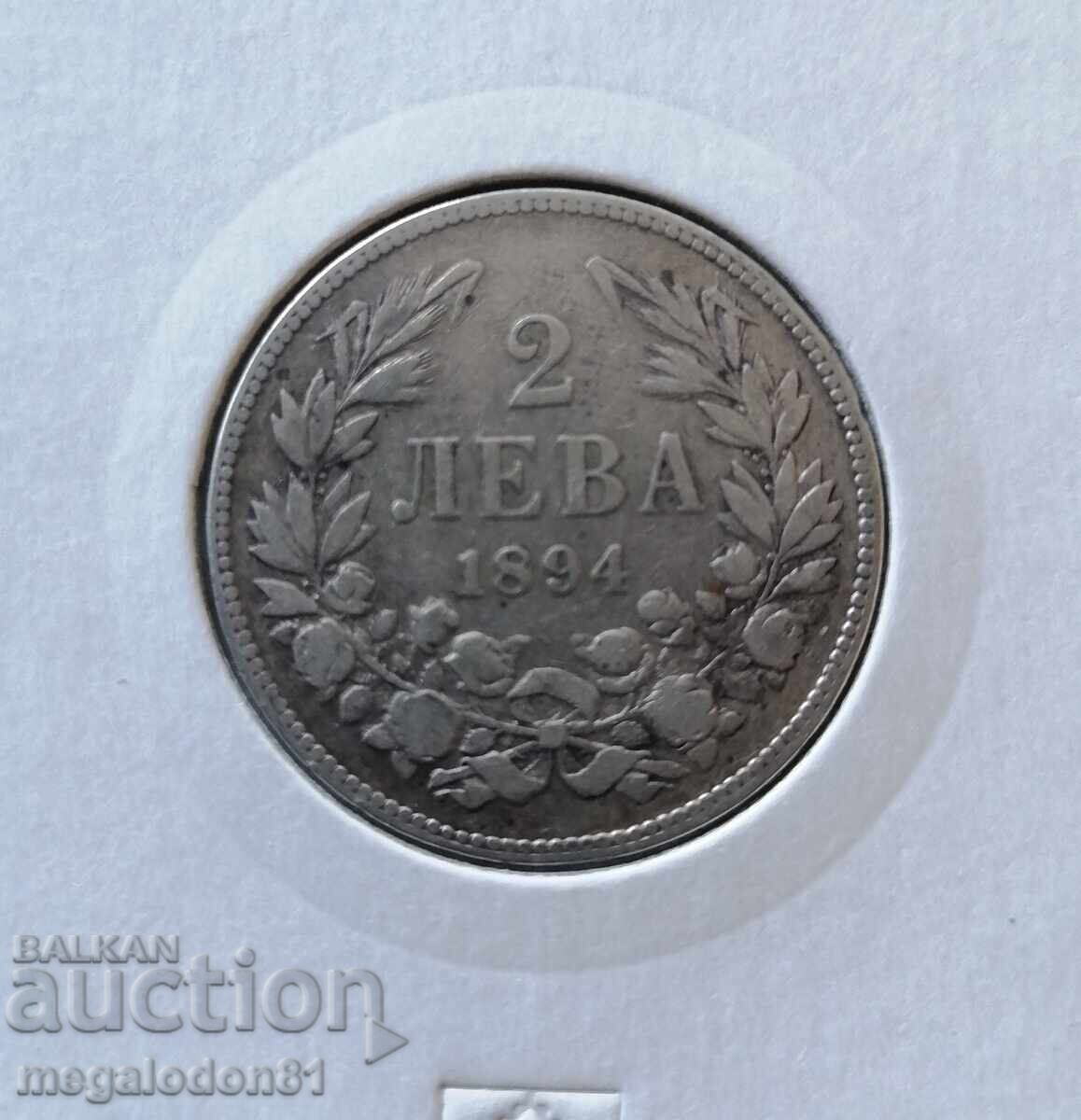 България - 2 лева 1894г. България - 2 лева 1894г.