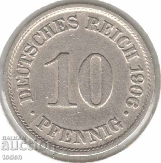 Germany-10 Pfennig-1906 A-KM# 12-Wilhelm II-small shield Germany-10 Pfennig-1906 A-KM# 12-Wilhelm II-small shield
