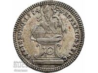 Σάλτσμπουργκ 10 Κρόιτσερ 1754 μ.Χ. Πρίγκιπας Σίγκισμουντ Γ' Σράτενμπαχ /1