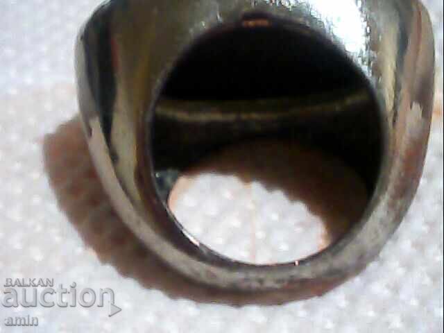 Παράδοση μαssivικό ασημένιο δαχτυλίδι Παράδοση μαssivικό ασημένιο δαχτυλίδι