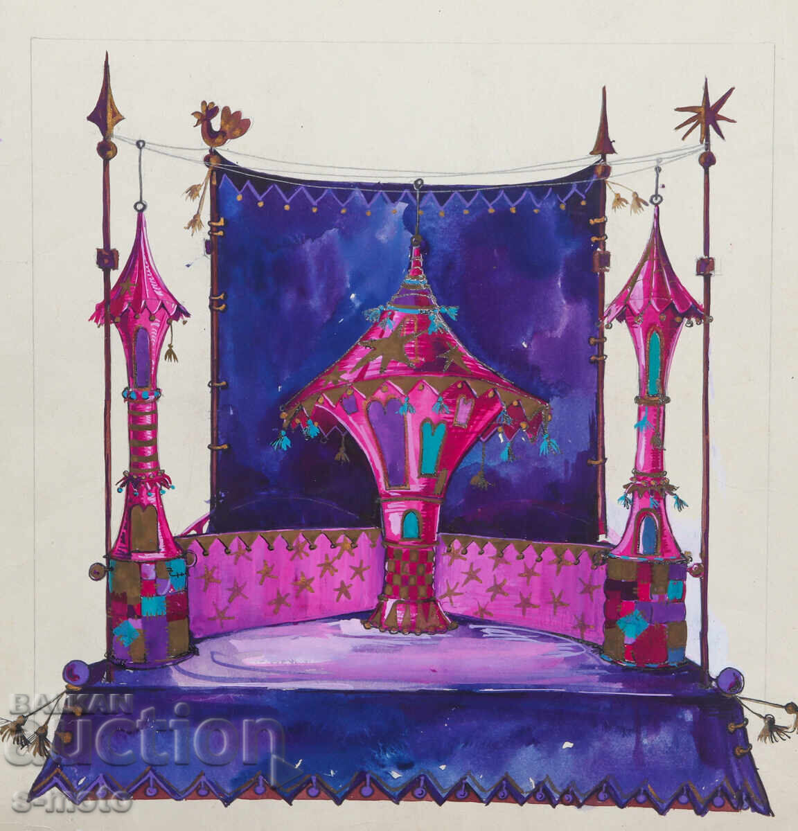 Картина сценография детски куклен театър Картина сценография детски куклен театър