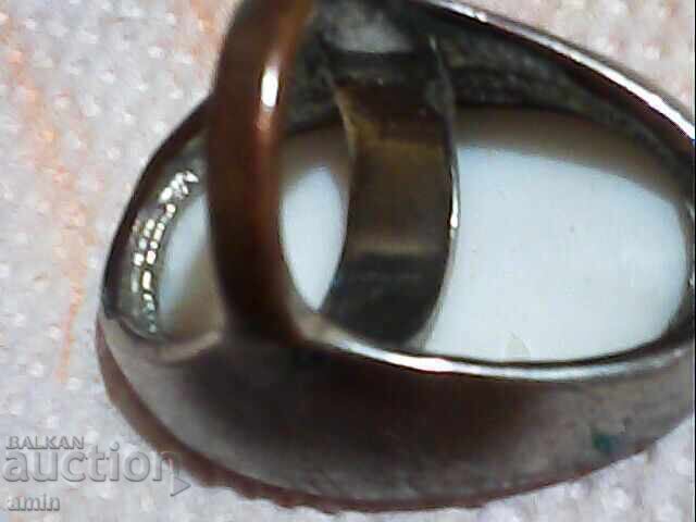 Παράδοση μαssivικό ασημένιο δαχτυλίδι Παράδοση μαssivικό ασημένιο δαχτυλίδι