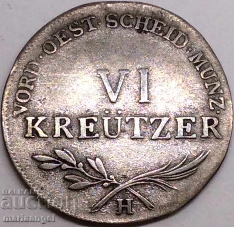 6 кройцера 1802 Австрия Бургау Н-Гюнцбург Франц II - рядка - 7 6 кройцера 1802 Австрия Бургау Н-Гюнцбург Франц II - рядка - 7