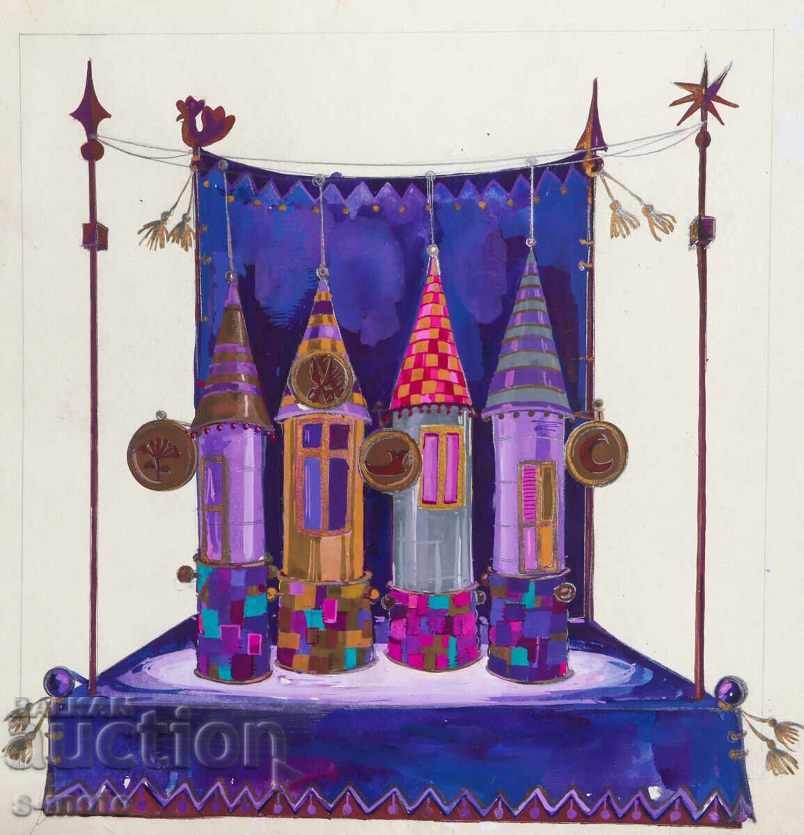 Картина сценография детски куклен театър Картина сценография детски куклен театър