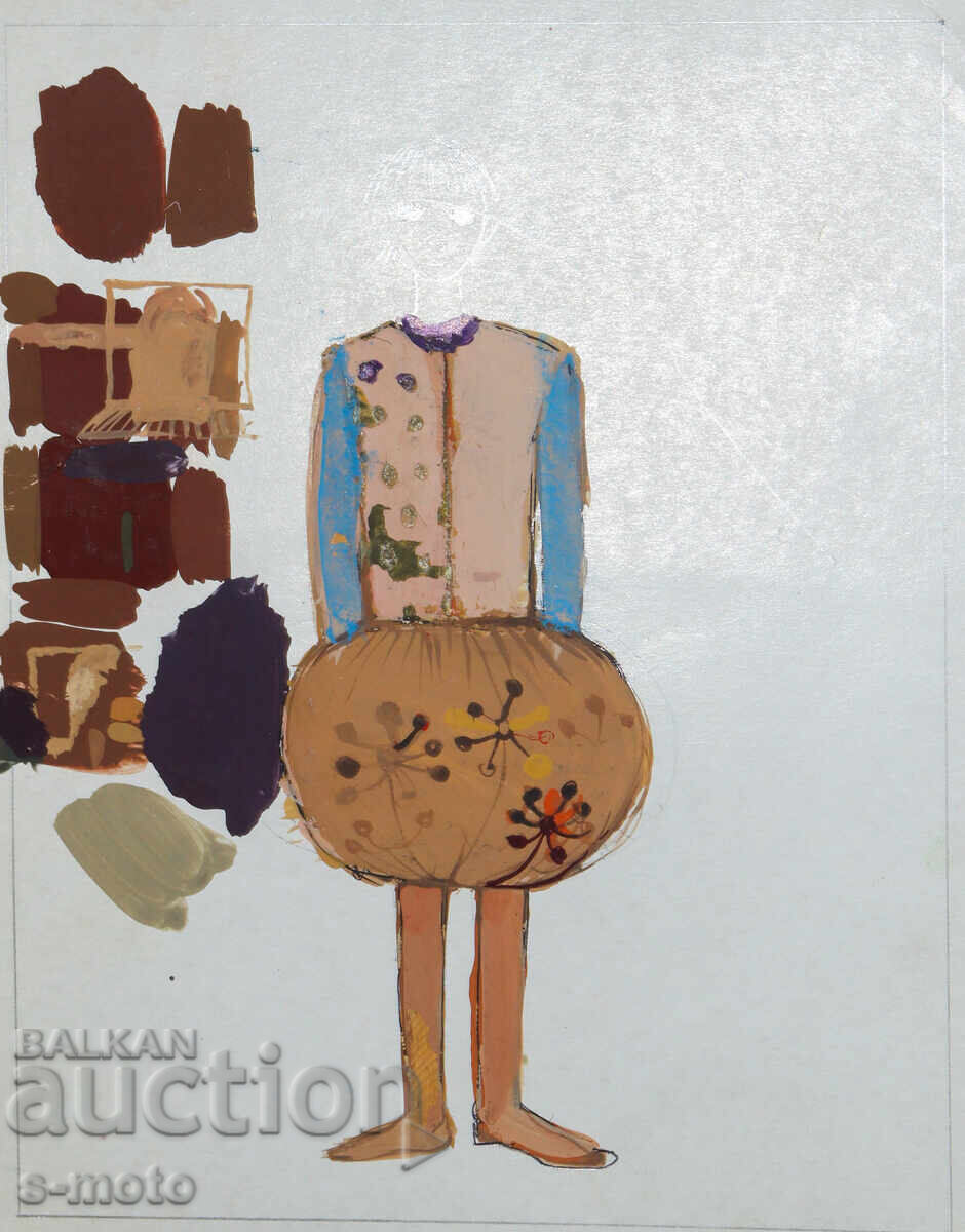 Картина сценография куклен театър Картина сценография куклен театър