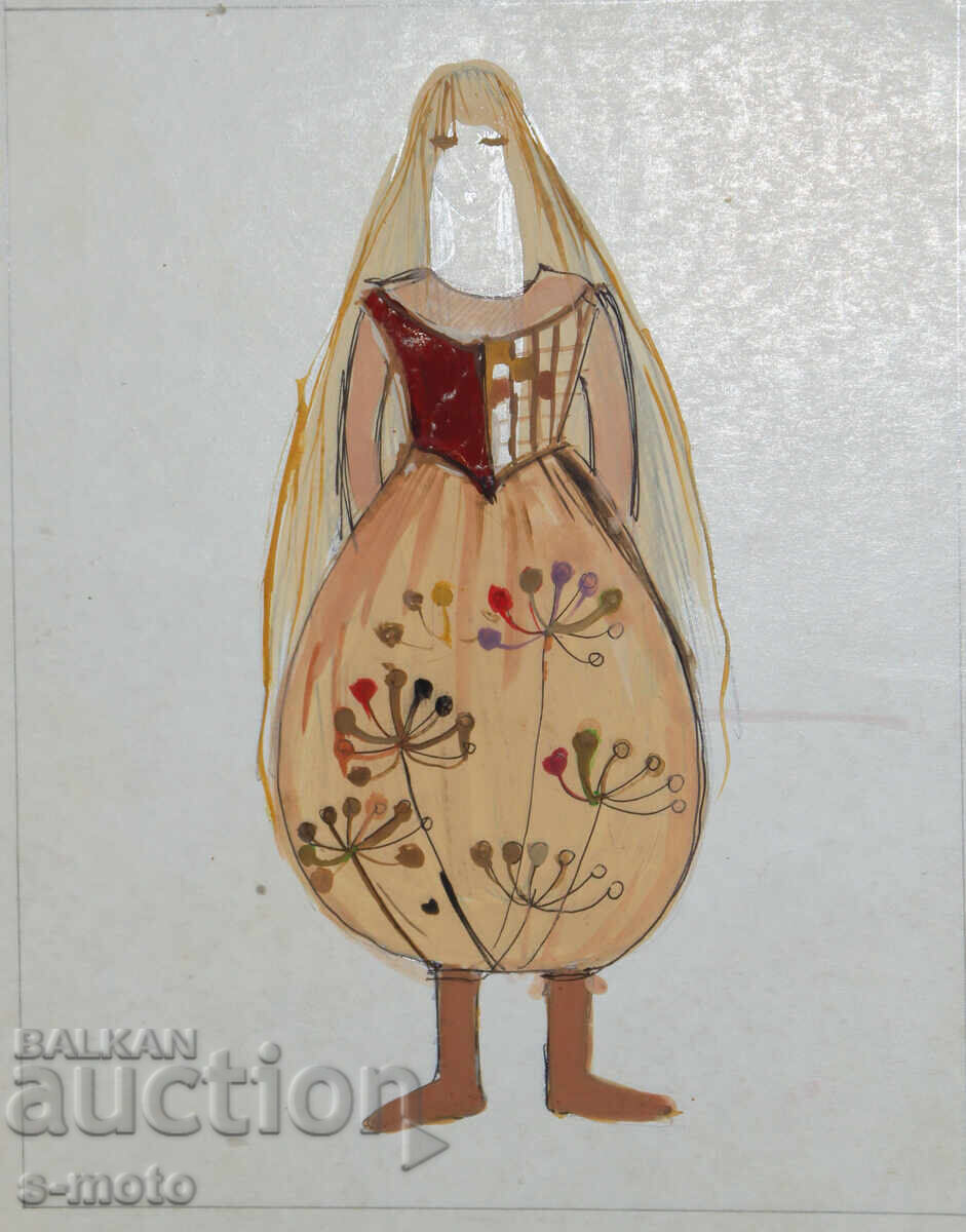 Картина сценография куклен театър Картина сценография куклен театър